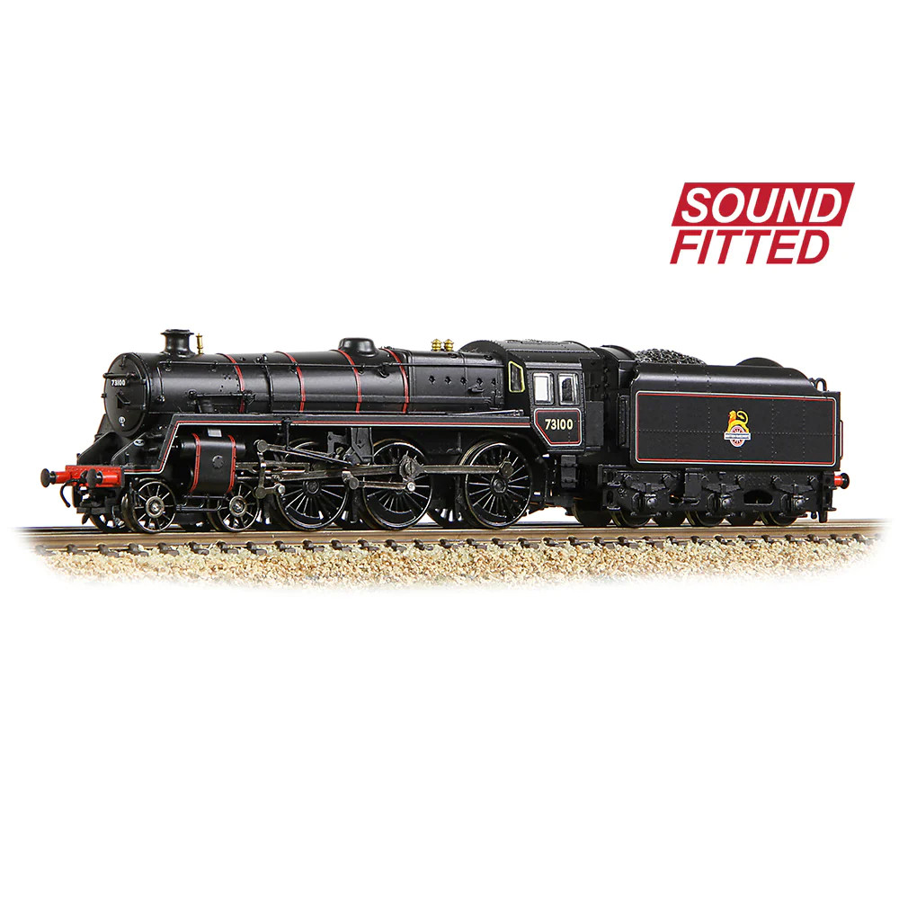 Graham Farish 372-727BSF N Gauge BR Black (E) Std 5MT 73100 DCC SOUND