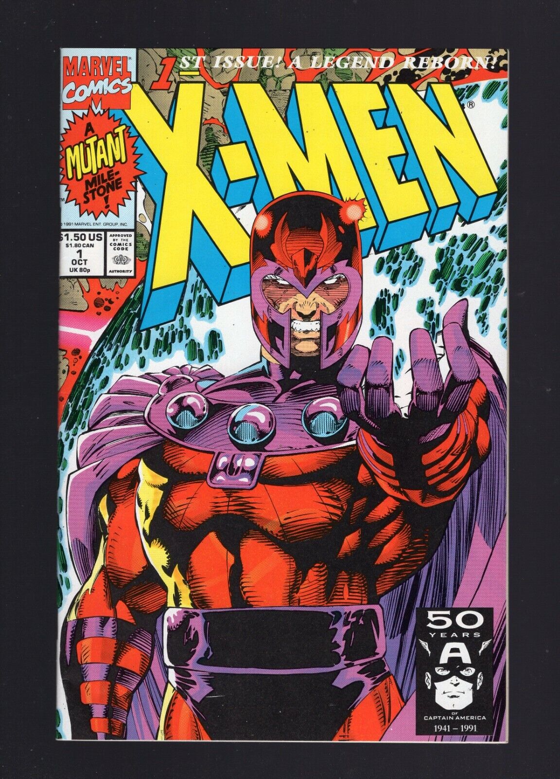 Xmen 1 Magneto Jim Lee Hi res Scans | eBay