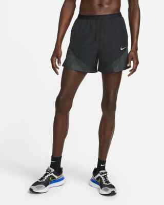 Nike Men's Black Dri-FIT Flex Stride Run Division 5” Lined Shorts