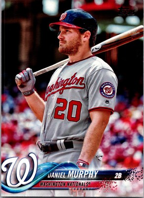 2018 Topps- Baseball Series 1 Daniel Murphy #105 Washington Nationals