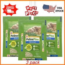 3 Pack Feline Pine Cat Litter Original 100 Natural Pine 20lb New, Freeshipping