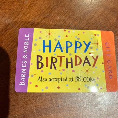 Barnes And Noble Gift Card Ebay