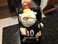 Gemmy Dancing Hamster 40th Birthday Sings  Dances New/old stock 2004