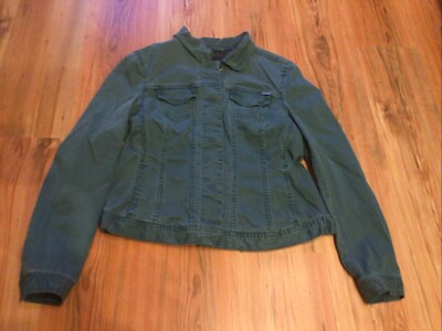 zero Jacke, Jeansjacke, Blazer Gr. 44, L grün / blau TOP !!!