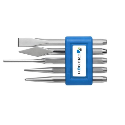Stechbeitel und Locher Set 5-teilig - HT3B713 von Hogert