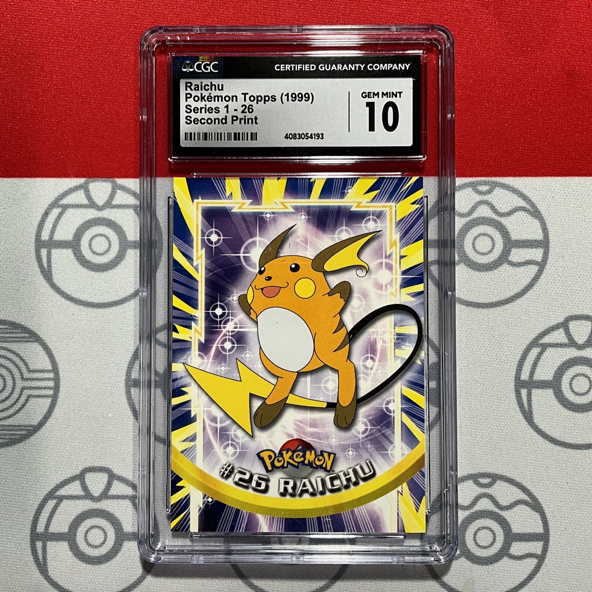 CGC 10 Raichu Topps #26 1999 Pokemon Card 4193 | eBay