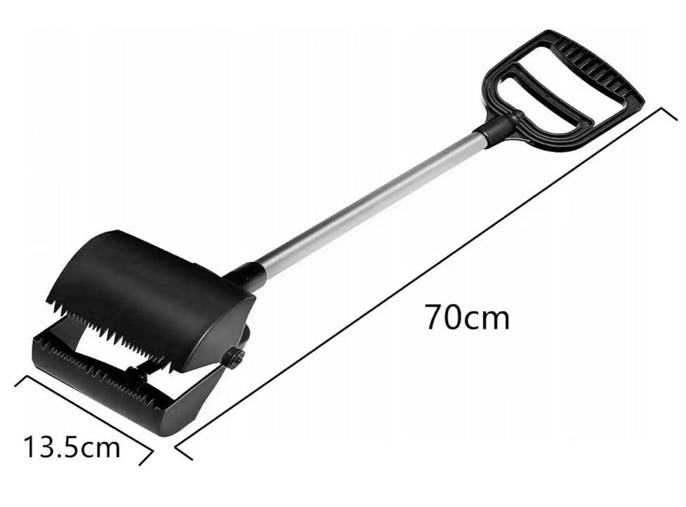 Heavy Duty Jumbo Pooper Scooper Shovel Dog Waste Scoop Metal Remover