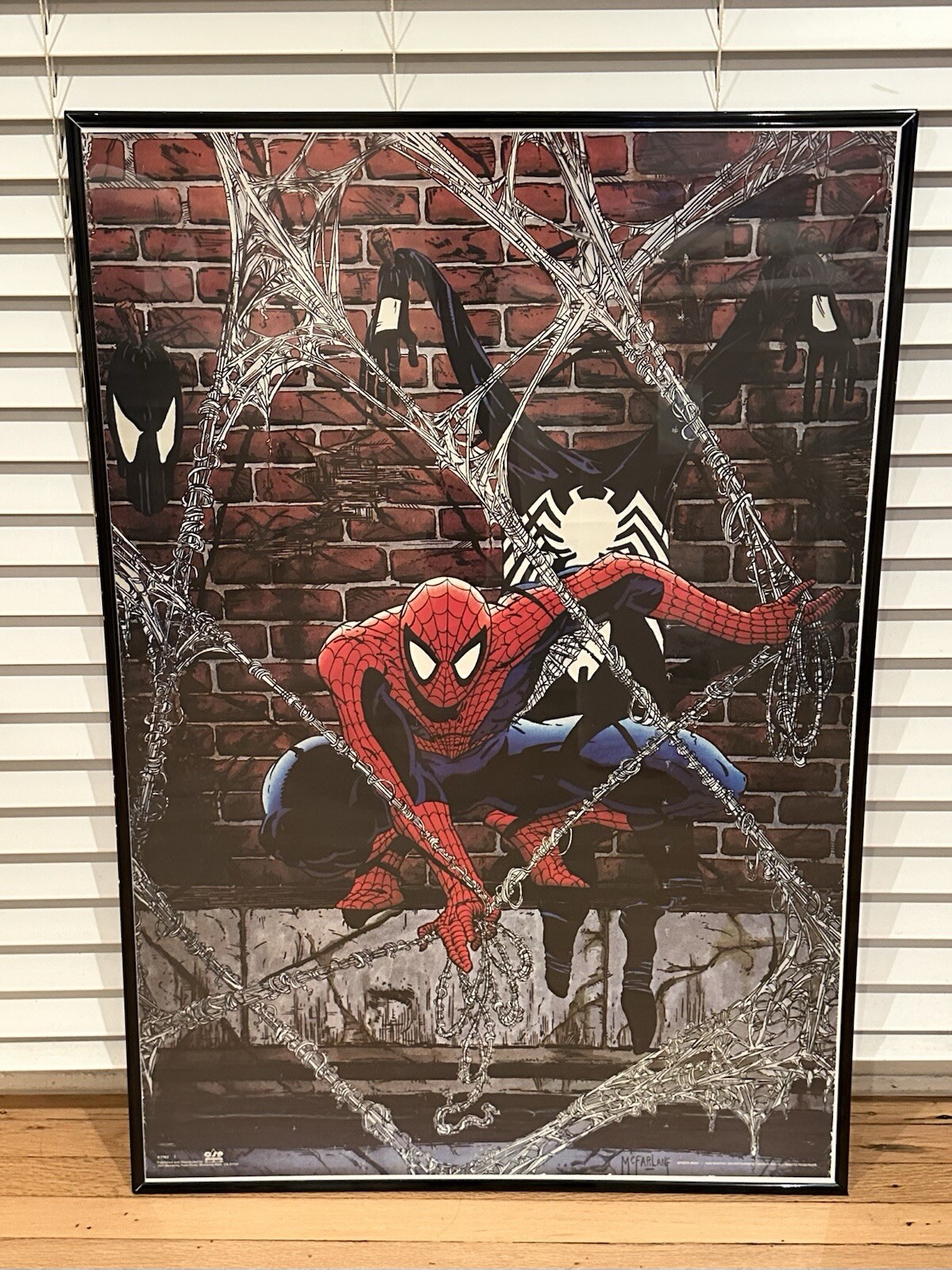 SPIDER-MAN BRICKWALL POSTER 90 MARVEL  TODD MCFARLANE STAN LEE X-MEN VENOM COMIC