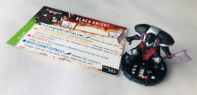 HorrorClix Black Knight #005 Figur Modell Vintage Horror Clix