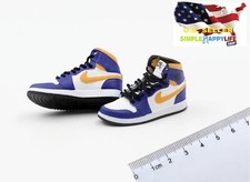 1/6 male sneakers basketball Purple shoes 12" phicen enterbay Kobe hot toys❶USA❶
