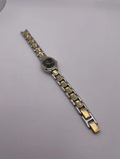 Working Ladies Timex Two Tone Women's Wrist Watch For Repair / Parts