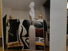 PLENKERS & MAKOLIES Bilder Figuren 1995 Ausstellung Plakat Poster Kunst Cottbus