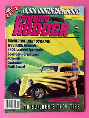 STREET RODDER Magazin - Nov 1988 - '40 Ford Coupe - '34 Ford 3-Fenster Coupe