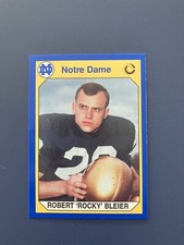 Robert “Rocky” Bleier Notre Dame #41  Football Card 1990 Collegiate Set