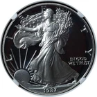 1987-S Proof American Silver Eagle PF70 NGC Mercanti