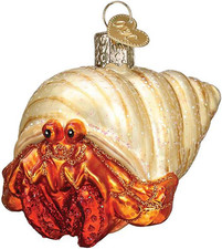 Ornaments Hermit Crab Glass Blown Ornaments for Christmas Tree