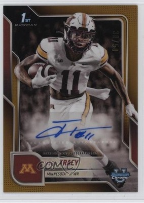2025 Bowman U Chrome Prospect Gold Refractor /50 Javon Tracy #BCA-JTR Auto 0j3l