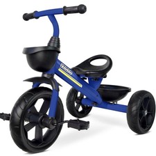 KRIDDO TC010 Kids Tricycle 3-Wheel Ride-On Blue/Black Ages 2-5