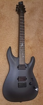Schecter Damien 6 Guitar, Black Satin Finish, Very Good!