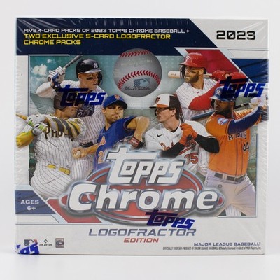 Topps 2023 Chrome Logofractor Mega Box - Topps Unopened Baseball Card Box