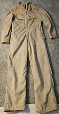 Vtg Carhartt Coveralls Overalls Mens Long Sleeve Duck Canvas Insulated Workwear