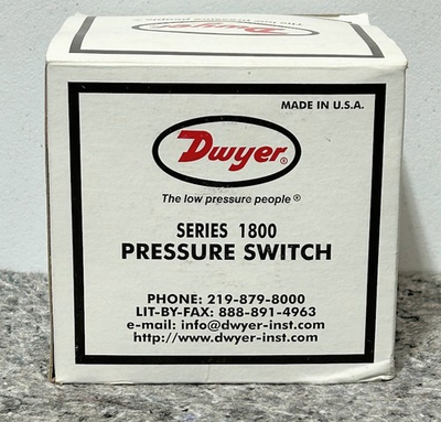 #ad Dwyer 1823 2 Pressure Switch Series 1800 NEW $69.90