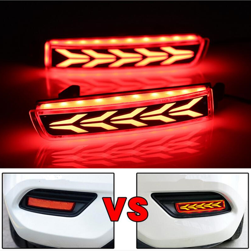 For Nissan Sentra 2013-2019 LED Rear Fog Light Tail Bumper Light Sets