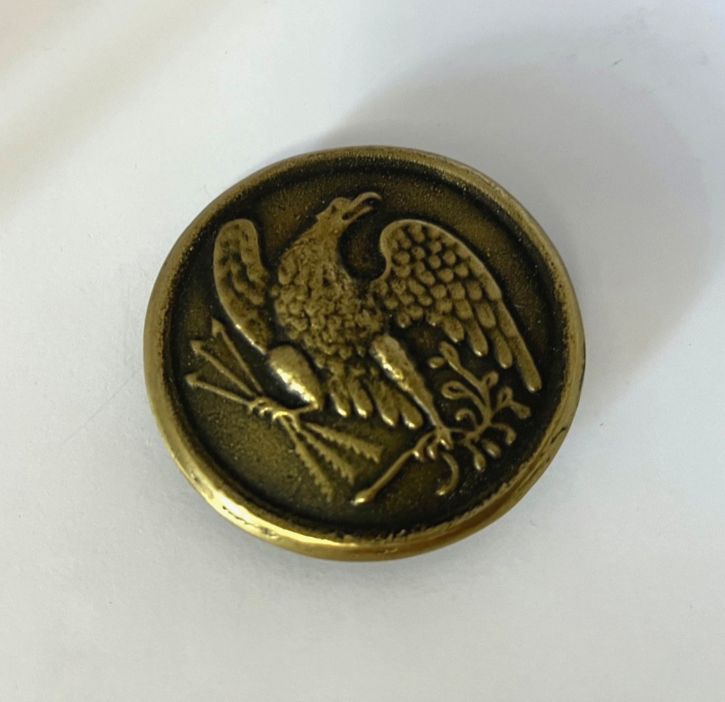 Eagle Breast 1839 Used During Civil War Very Rare Reproduction Made as A Buckle