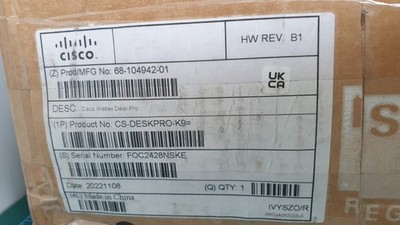 Cisco Webex Desk Pro CS-DESKPRO-K9 27'' 4K Touch All-in-One Refurbished _16_2