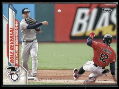 2020 Topps Base Role Reversal Yankees/Indians #696