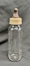 Vintage Evenflo Baby Bottle Glass 8oz Measurements Baby Shower PROP Game Decor