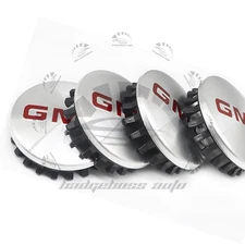 4PC Brushed Wheel Center Hub Caps For GMC Sierra Yukon Denali 83mm 3.25'' Matte