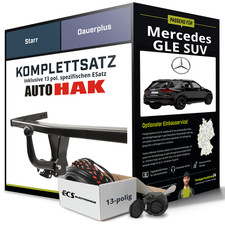 Für MERCEDES GLE SUV Typ V167 Anhängerkupplung starr +eSatz 13pol 19- NEU