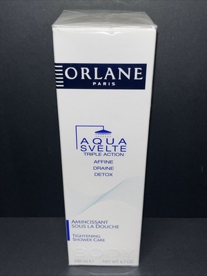 Orlane Paris Aqua Svelte Tightening Shower Care 200ml New Affine Draine Detox