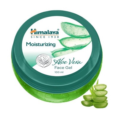 2 x Himalaya Moisturizing Aloe Vera Face Gel 100ml Hydrating Soothing Skin Care