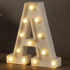 HXWEIYE Light Up Letters A, LED Marquee Letters Lights Sign 26 Alphabet and 1...