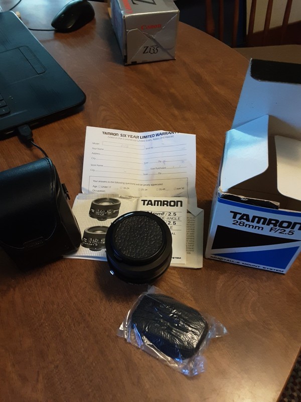 Tamron 28mm f2.5 lens. NOS Please read for shipping refund
