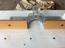 Brand New Router Table Straight Fence System Aluminium Base Adjustable Fences