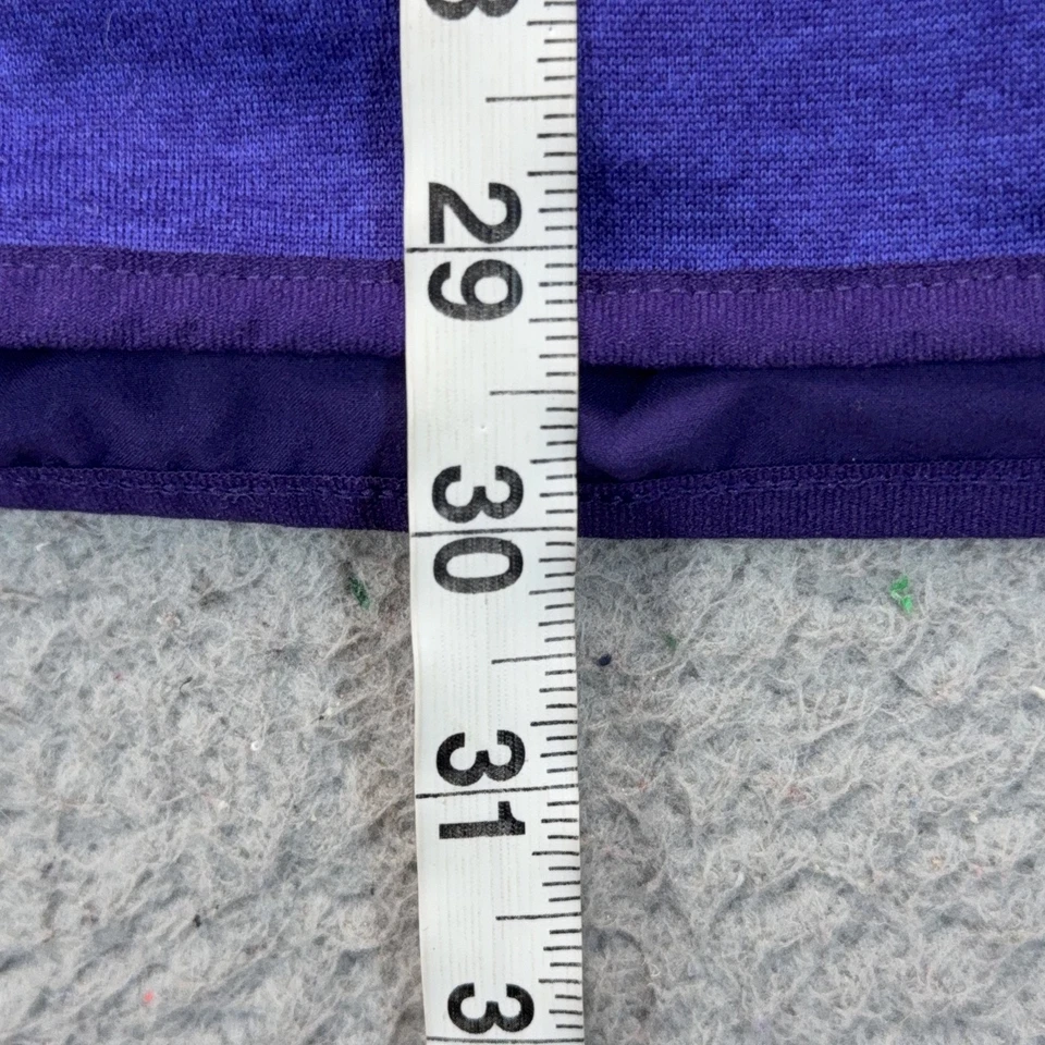 Northwestern Wildcats 1/4 Zip Pullover Mens XL Purple Team Issue Coldgear NCAA - Image 4 of 4