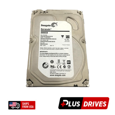 3TB SATA Seagate Barracuda 3.5'' 6Gbps 7.2K RPM 64MB CMR Enterprise Hard Drive