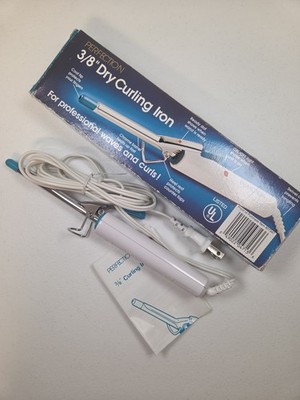 Perfection 3/8'' Dry Hot Curling Iron for Professional Waves and Curls NOS