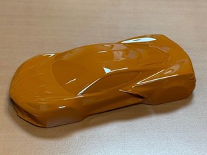 Corvette Stingray GM Speed Shape ORANGE Model Car **CAR ONLY**