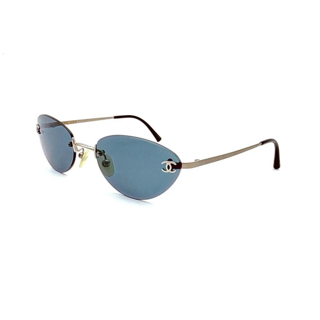 CHANEL Blue Oval Sunglasses for Women for sale | eBay