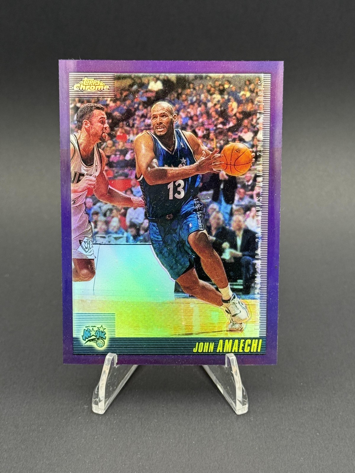 2000-01 Topps Chrome #73 John Amaechi Refractors