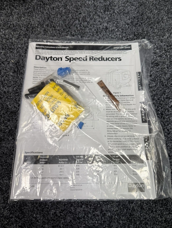 Dayton 2Z932 Parallel Inline Speed Reducer, C-Face, 57.5:1, 30 RPM - Image 2 of 4