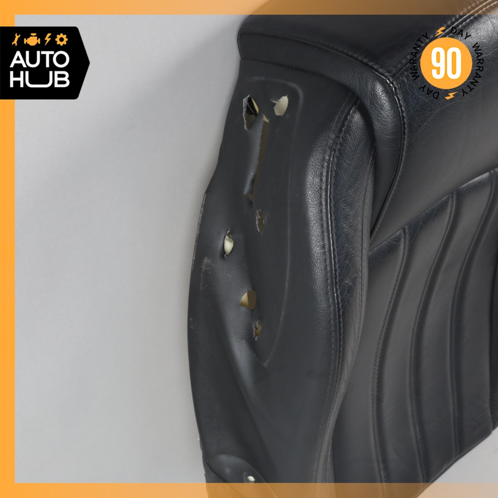 08-12 Maserati GranTurismo M145 Front Left Lower Bottom Seat Cushion Black OEM