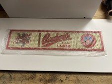 NEW STYLE BUDVAR BUDWEISER LAGER CZECH BAR RUNNER MAT BRAND NEW RARE