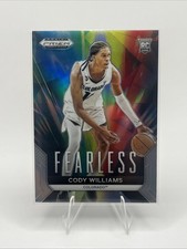 2024 Panini Prizm Draft Picks - Fearless Cody Williams #5 Silver Prizm (RC)