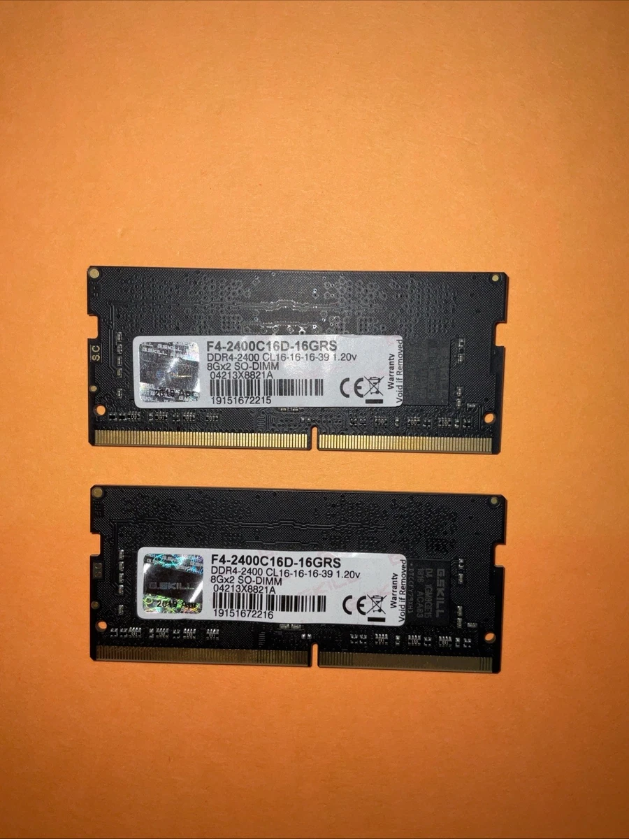 PC4-19200 (DDR4-2400) Bus Speed Computer RAM 16 GB Total Capacity