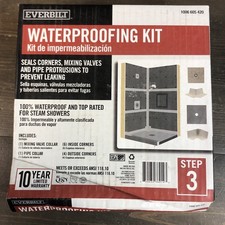 EVERBILT Watershield Shower System 12-Piece Waterproof Shower Kit
